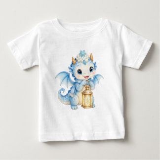 Schattige Winter Babydraak met Lantaarn Kinderen
