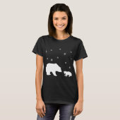 Schattige Winter Beer Kerst T-shirt (Voorkant volledig)