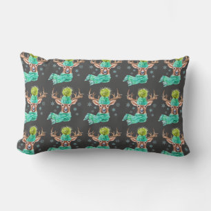Schattige Winter Deer Lumbar Pillow Kussen