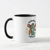 Schattige Winter Draak met Cadeau Fantasy Kerstmis Mok (Links)