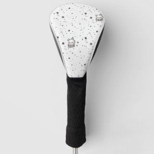 Schattige Winter IJsbeer Sneeuwvlok Golfheadcover