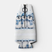 Schattige Winter Pinguïn Trio Blikje Koeler | Aard (Achterkant)