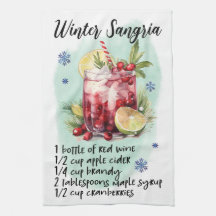Schattige Winter Sangria Kerst Drink Recept