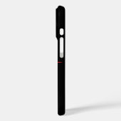Schattige Winter Sneeuwman Zwart Case-Mate iPhone Case (Achterkant / Links)
