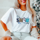 Schattige Winter Snowman T-shirt