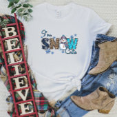 Schattige Winter Snowman T-shirt