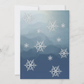 Schattige winter wonderland jurk zoet 16 kaart (Achterkant)