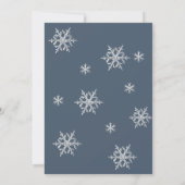 Schattige winter wonderland jurk zoet 16 kaart (Achterkant)