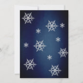 Schattige winter wonderland jurk zoet 16 kaart (Achterkant)