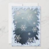 Schattige winter wonderland prinses jurk zoet 16 kaart (Achterkant)