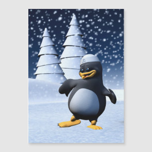 Schattige Winter Zeeman Pinguïn Sneeuw Vakantie Ku