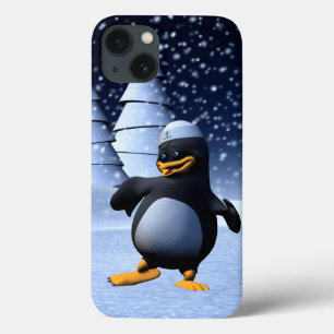Schattige Winter Zeeman Pinguïn Sneeuw Vakantie Ku Case-Mate iPhone Case