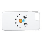 schattige wintersneeuwpop en sneeuwvlokken Case-Mate iPhone case (Achterkant (Horizontaal))