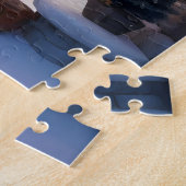Schattige Winterstad Legpuzzel (Zijkant)