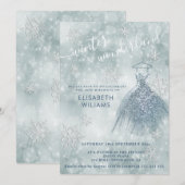 Schattige winterwonderland bokeh - zoet 16 kaart (Voorkant / Achterkant)