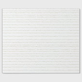 Schattige wit en goud glitter confetti stippen fee cadeaupapier (Vlak)