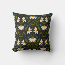 Schattige wit madeliefpatroon