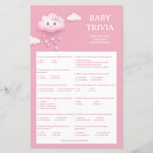 Schattige wit pluizig lachend wolkje 9 Baby Trivia
