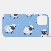 Schattige wit schaap:  lammeren. Case-Mate iPhone case (Achterkant (horizontaal))