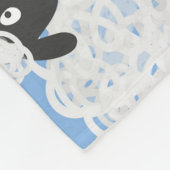 Schattige wit schaap: lammeren. fleece deken (Hoek)