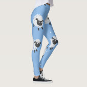 Schattige wit schaap: lammeren. leggings (Rechts)
