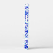 Schattige witte blauwe decoratieve Oekraïense stre Case-Mate iPhone Case (Achterkant / Rechts)