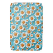 Schattige witte bloemen badmat (Voorkant Verticaal)