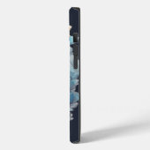 Schattige Witte Bloemige Kitty Kat Case-Mate iPhone Case (Achterkant / Links)