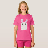 Schattige Witte Bunny T-shirt (Voorkant volledig)