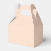 Schattige witte eenhoorn roze bedankdoosjes (Achterkant)