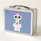 Schattige witte kat (Voorkant)