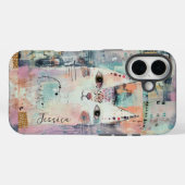 Schattige Witte Kat Case-Mate iPhone Case (Achterkant (horizontaal))