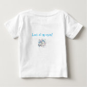 Schattige Witte Kat met Geometrische Waterverf Art (Achterkant)