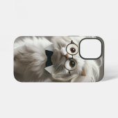 Schattige witte kat – Persoonlijk iPhone Hoesje (Achterkant horizontaal)