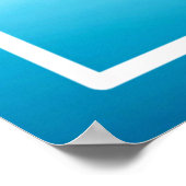 Schattige Witte Kitten Portret-54971 Poster (Hoek)