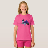 Schattige Witte Perzische Heks Kinderen T-shirt (Voorkant volledig)