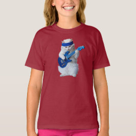 Schattige Witte Perzische Rockster Kinderen T-shirt