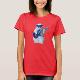 Schattige witte Perzische rockster  T-shirt