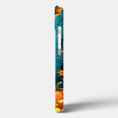 Schattige Witte Pluizige Hond Halloween Heks Esthe Case-Mate iPhone Case (Achterkant / Links)