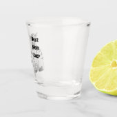 Schattige witte tijger keuken uit shot glas (Rechts)