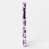 Schattige witte viooltjesrozen patronen Case-Mate iPhone case (Achterkant/links)