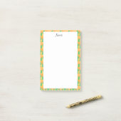 Schattige woestijncactus post-it® notes (Op bureau)