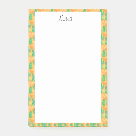 Schattige woestijncactus post-it® notes (Voorkant)