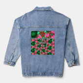 Schattige woestijnpatroon van het Roos Denim Jacket (Achterkant)