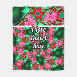 Schattige woestijnpatroon van het Roos Fleece Deken
