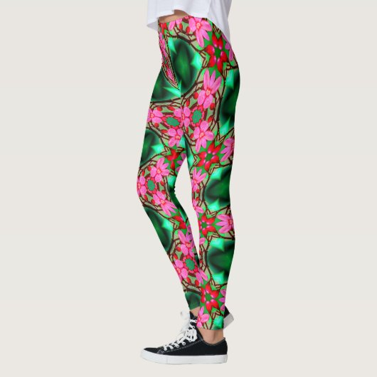 Schattige woestijnpatroon van het Roos Leggings (Links)