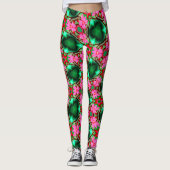 Schattige woestijnpatroon van het Roos Leggings (Voorkant)