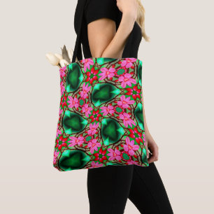 Schattige woestijnpatroon van het Roos Tote Bag