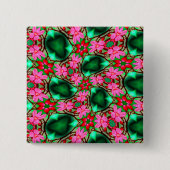 Schattige woestijnpatroon van het Roos Vierkante Button 5,1 Cm (Voorkant)