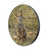 Schattige wolfsjong dartbord (Voorkant Rechts)